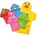Waterproof Kids Funny Raincoat Children Cartoon Rain Coat Suit 3-8 years --Pink Rabbit