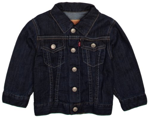Levi's Baby Boys 0-24m N94012A Jacket, Blue (Indigo), 12-18 Months (Manufacturer Size:12 Months)
