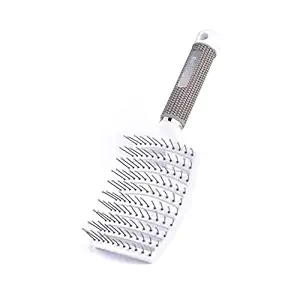 Generic Hair Scalp Massage Comb Hairbrush Bristle Nylon Women Wet Curly Detangle Hair Brush for Salon Hairdressing Styling Tools