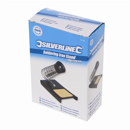 Silverline 427552 Lötkolbenständer 85 x 125-mm-Sockel - 2
