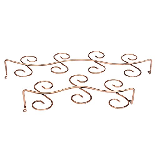 Edelstahl Glashalter Gläserregal für Haus Bar - Klar, 47x14.5x6.5cm