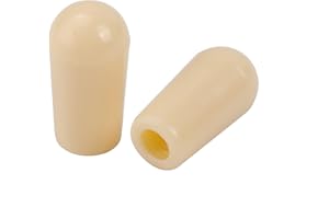 Banworks Guitars 3-Way Switch Tip 4mm Metric Pickup Selector Switch Caps M4 Toggle Switch Knob Tip Caps do gitar elektrycznych Epiphone EPI Les Paul LP SG Opakowanie 2 sztuk JT/DWQM-03 Cream