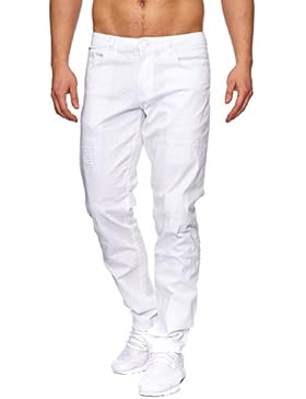 TAZZIO Slim Fit Herren Destroyed Look Stretch Jeans Hose Denim 165251