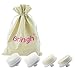 Electic Face Cleaning Brush Head Replacements Kits Grinigh® 4-Pack With Protable Bag - For Daily Face Cleaning