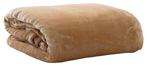 Pink Papaya Snug Me Supersoft - Extra Grande, Manta increíblemente Blanda con Touch de Cachemira; 280g/m² Fleece, 200 x 150 cm; Color: Capuchino