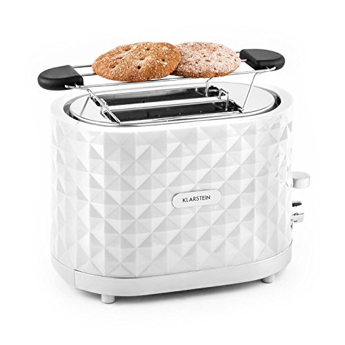 Klarstein Granada Bianca Frühstücksset Wasserkocher + Toaster (2000 Watt, 360° Basisstation, 1,7 Liter Wasserkocher, 1000 Watt Toaster, stufenlose Bräunungsregulierung) weiß - 7
