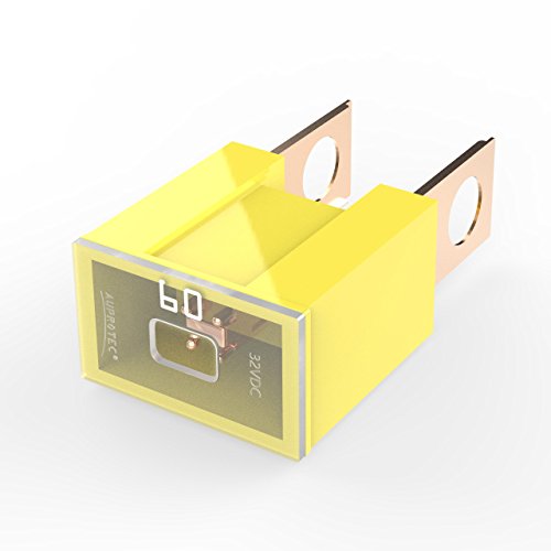 Auprotec® PAL B Fusibles bloque macho OTO BT fusible japonés 30A - 140A selección: 60A Ampere amarillo, 3 piezas