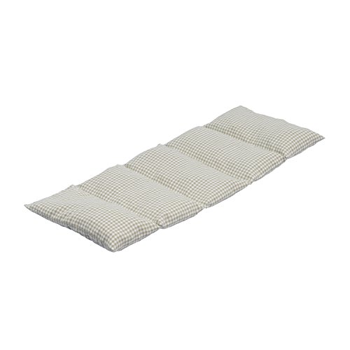 Preisvergleich Produktbild Formalind Natur Kirschkernkissen im Landhausstil 5-Kammer-Wärmesystem, hochwertiger Baumwollstoff, Handarbeit "Made in Germany" 20x50 cm, 1 Kg Kirschkerne (beige kariert)