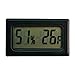 Produktbild Incubator Thermometer Hygrometer LCD Digital Grad Fahrenheit Anzeige für Geflügel Reptile Rotwein Kabinett,Mini Kabellos,Schwarz,Beetest