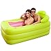 Produktbild Aufblasbare Badewanne Badewanne für Erwachsene Paar Badewanne Babybadewanne pink grün kein Geruch grünes PVC-Material Falten Verdickung dreidimensionaler Druck Hauswanne Kinderbecken ( Color : Green )