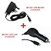 Price comparison product image Izzibuyer Micro USB Mains + Car Charger for Samsung C3200 i5700 Galaxy Portal i8000 Omnia 2 i8510 i8910 Omnia HD i9000 Galaxy S M5650 Lindy m7500 Emporio Armani M7600 Beat DJ M8910 Pixon 12 S3370 S3350 S5230 Tocco Lite S5350 Shark S5560 Marvel S5600 Blade - Premium Quality. Guaranteed Optimum Performance. CE & RoHS Certified