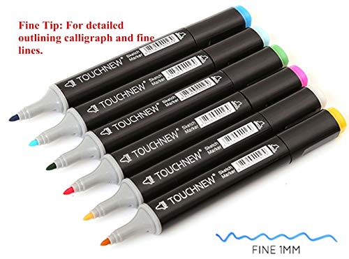 Rotuladores coloridos de doble punta Togood, 40 unidades