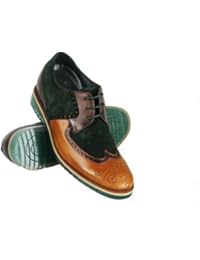 ZERIMAR Zapatos con alzas interiores de 7 cm Fabricados en piel de alta calidad Estilo casual 100% piel