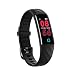 Produktbild Gyfdjh SmartWatch Multifunzione Fitness Activity Tracker Smart Watch Braccialetto Fitness Armband Sport Orologio Uomo Donna IP67 per IOS Android Cinturino in Sangle en PU,Black