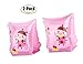 Produktbild Aufblasbare Arm Bands , Chickwin 2PCS Cute Animal Pattern aufblasbare Schwimmen Ärmel Hilfe Babys Kinder Schwimmen Lernen Sicherheit Air Sleeve Ring Arm Band für Swimmingpool oder Beach Aktivitäten (Rosa)