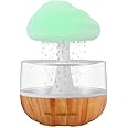 Rain Cloud Humidifier for Home Cloud Rain Diffuser Snuggle Cloud Light Humidifier | Raindrop Humidifier Relaxing Sound, Mushroom Waterfall Lamp | Essential Oil Diffuser (Multicolor)