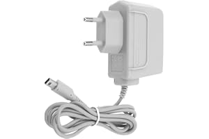 Azlanway Caricatore compatibile con Nintendo 3DS XL/3DS/New 3DS/2DS/2DS XL/DSi/DSi XL, 4,6 V, 900 mA. Cavo di ricarica da viaggio, colore grigio