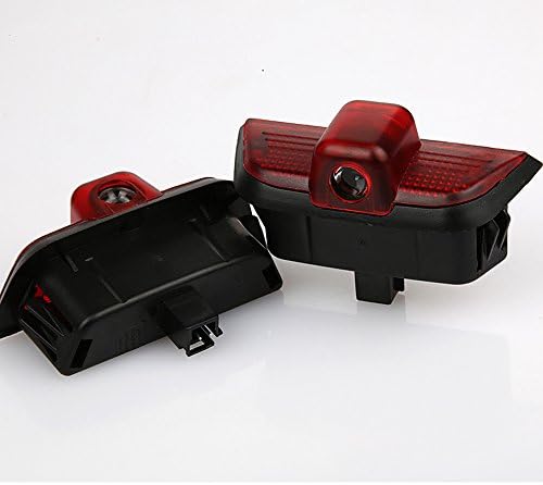 Welcome Light,lollychan 1 pair LED Courtesy Lights Easy Installation Car Door Laser Projector Logo Ghost Shadow Lights for Benz C Class W204 2007-2013 with Door Upholstery Remover