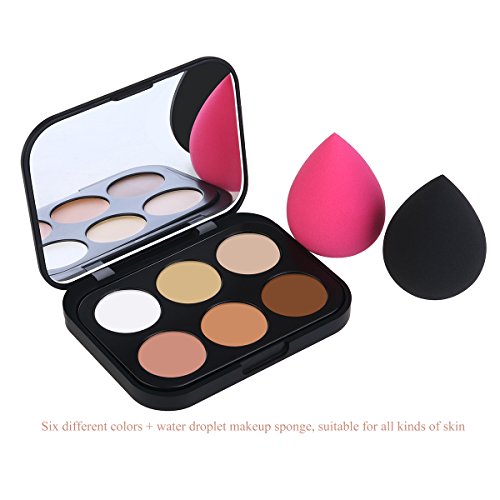 RUIMIO Contouring Palette Tragbar Creme Contour Kit – 6 Farbtöne - 2