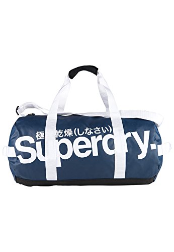 Preisvergleich Produktbild Superdry Tasche TARP BARREL Navy Weiss