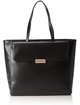 Mandarina Duck Damen Hera 2.0 Tracolla Black Umhängetaschen, Schwarz (Black 651), 37x28x14 cm