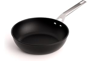 Valira VAA466725 Sauteuse Premium de 28 cm fabriqué en Espagne, en Fonte d'aluminium avec Anti-adhérent écologique renforcé, apte pour l'induction, Noir, Ø28 cm