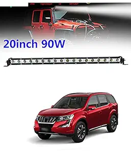 PRIKNIK Fog Light/Led Bar/Work Light Bar Spot Beam with Bracket Compatible with Mahindra XUV 500