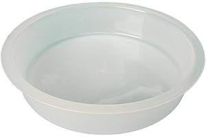 Fenteer Runde Vogeltränke Vogelbecken aus Kunststoff für Wildvögel, Weiss