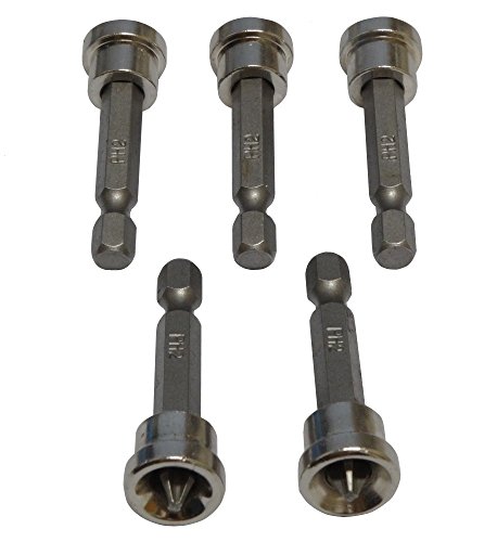 Aerzetix: Set 5 für Trockenbau Bit Gipskarton-Bits 50mm lang