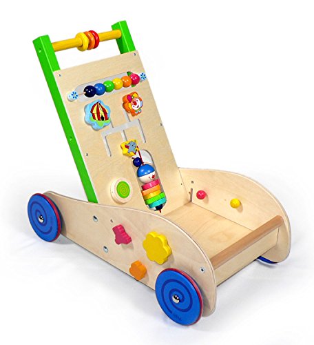 Hess Holzspielzeug 31180 Lauflernwagen Motorik, 50 x 45 x 41 cm - 2