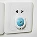 Power socket protection cover Three pin plug cases children protection power source electrical outlet lock, seven-piece, blue