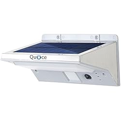 Quace Brand New 21 LED Outdoor Wireless Waterproof Security Motion Sensor Solar Powered Light Triple Mode - PIR/Low Light, PIR/Off, Continuous Light