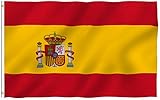 MATERIALES - Fabricada con poliéster duradero. Doble costura en todos los bordes y reforzados con lona y dos ojales de latón. Apreciará sus materiales y la calidad de esta bandera.