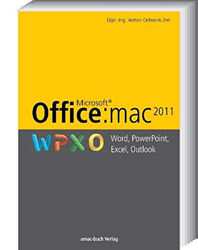 Office:mac 2011 - Word, PowerPoint, Excel, Outlook