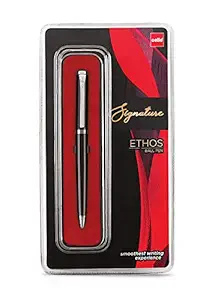 Cello Signature Ethos Ball Pen | Pack of 1 Premium Metal Ball Pen | Blue Best for Smooth Writing with Easy Twist Mechanism | Cello Signature Pens, (CEL1008593)