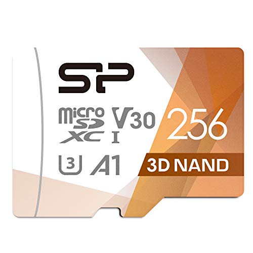 Silicon Power - Scheda di Memoria MicroSDXC UHS-3 da 256 GB (FBE-SU256GBSTXDU3V20EU)