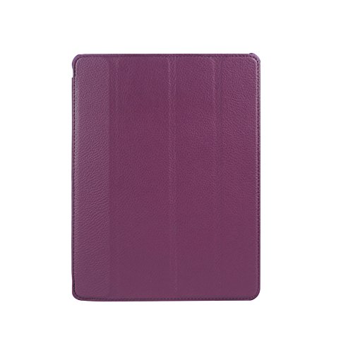 Invision® iPad 2 iPad 3 und iPad 4 Intelligente Hülle – Tolles Design – Magnetische Aufweck/Schlaf-Funktion – Hochwertiges PU-Leder (iPad 2 3 4 / Lila) - 6