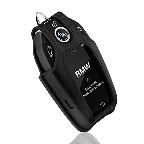 LFOTPP Compatible avec Étui à clés en cuir pour BMW Série 5 G30 G31 7 G11 G12