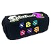 Produktbild Splatoon Federmäppchen Klappe Doppel Reißverschluss Canvas Federmäppchen große Kapazität Bleistift Tasche (Color : Black17, Size : 20 X 10 X 7.5cm)