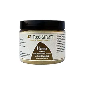 Neelamari Pure Henna leaves powder natural for black hair color (Henna Powder Pack of 1)