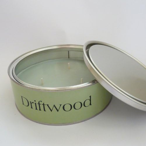 Pintail Large Scented Triple Wick Candle in Tin - Driftwood
