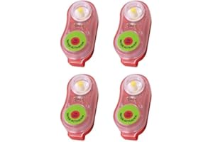 Gokelomg 4 X Gilet de Sauvetage, Lumière LED, Gilet de Sauvetage Flash, pour la Survie d'urgence en Eau