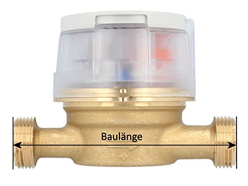 ALLMESS Kalt-Wasserzähler Q3 2,5 m³/h Länge 110 mm (Eichfrist bis 2023) - 2