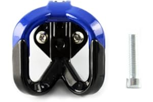 Windance Motorcycle Luggage Helmet Double Hook Mount Scooter Helmet Holder Hook for Electric Scooter Hanging Bags Claw Hanger Hook (Blue)