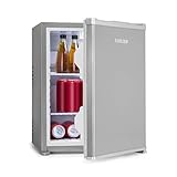 DISEÑO COMPACTO: La Nagano S de Klarstein es una mini nevera que cuida del medio ambiente que le aporta comidas y bebidas frescas a cualquier casa pequeña, oficina o habitación de hotel. Enfriamiento sin ruido con un diseño moderno, elegante.