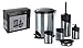 Produktbild Bad-Set 6-tlg. elegantes Design aus Edelstahl - WC-Set - Badezimmer-Set - Perfekte Erstausstattung - WC Bürste,Toilettenbürste, Mülleimer, Seifenspender - Milumi Edition