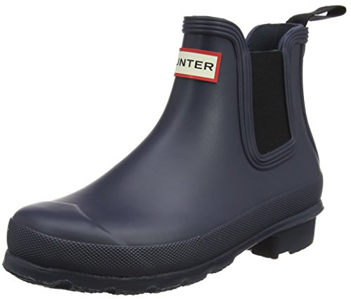 Hunter W Org Chelsea Rma, Botas de Agua para Mujer, Azul (Navy), 38 EU