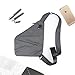 Produktbild Shoulder Bag Umhängetasche, Ultra Dünn Lagerung Funktion, für Reisen Bergsteiger nylon gray, by LC Prime