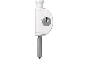 Abus Ftr70-72 W Al0125 Serratura con Blocco, Blocco per Finestre con Copri Serratura, Chiusura a Chiave, Livello di Sicurezza: 4, 03757, 40 Mm, Bianco