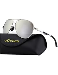 GQUEEN Premium Pilotenbrille Polarisierte Sonnenbrille MZZ9